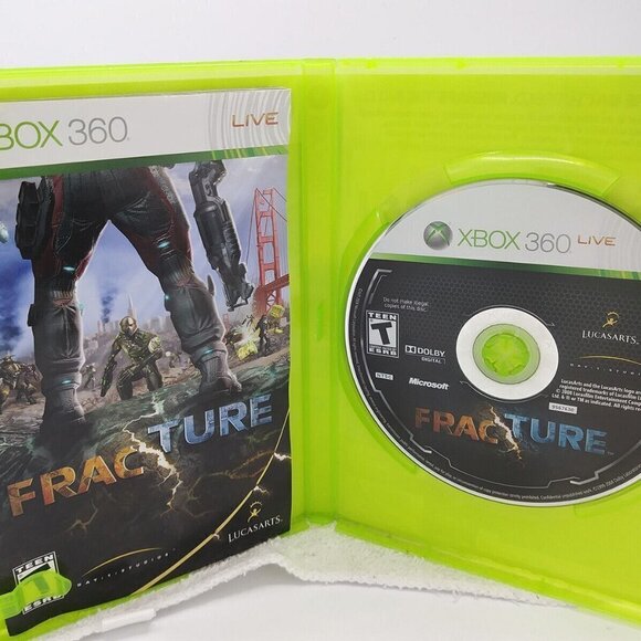 XBox 360 Fracture Game 2008 Havok Lucas Arts - Picture 7 of 9